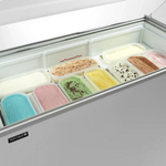 TEFCOLD IC402SCE-SO Glassfrys 352 L, detaljbild på ventilation eller baksida