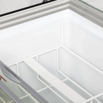 TEFCOLD IC402SCE-SO Glassfrys 352 L, närbild på kant eller ram runt dörren