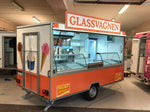 TEFCOLD IC402SCE-SO Glassfrys 352 L, detaljbild på ett hörn av produkten