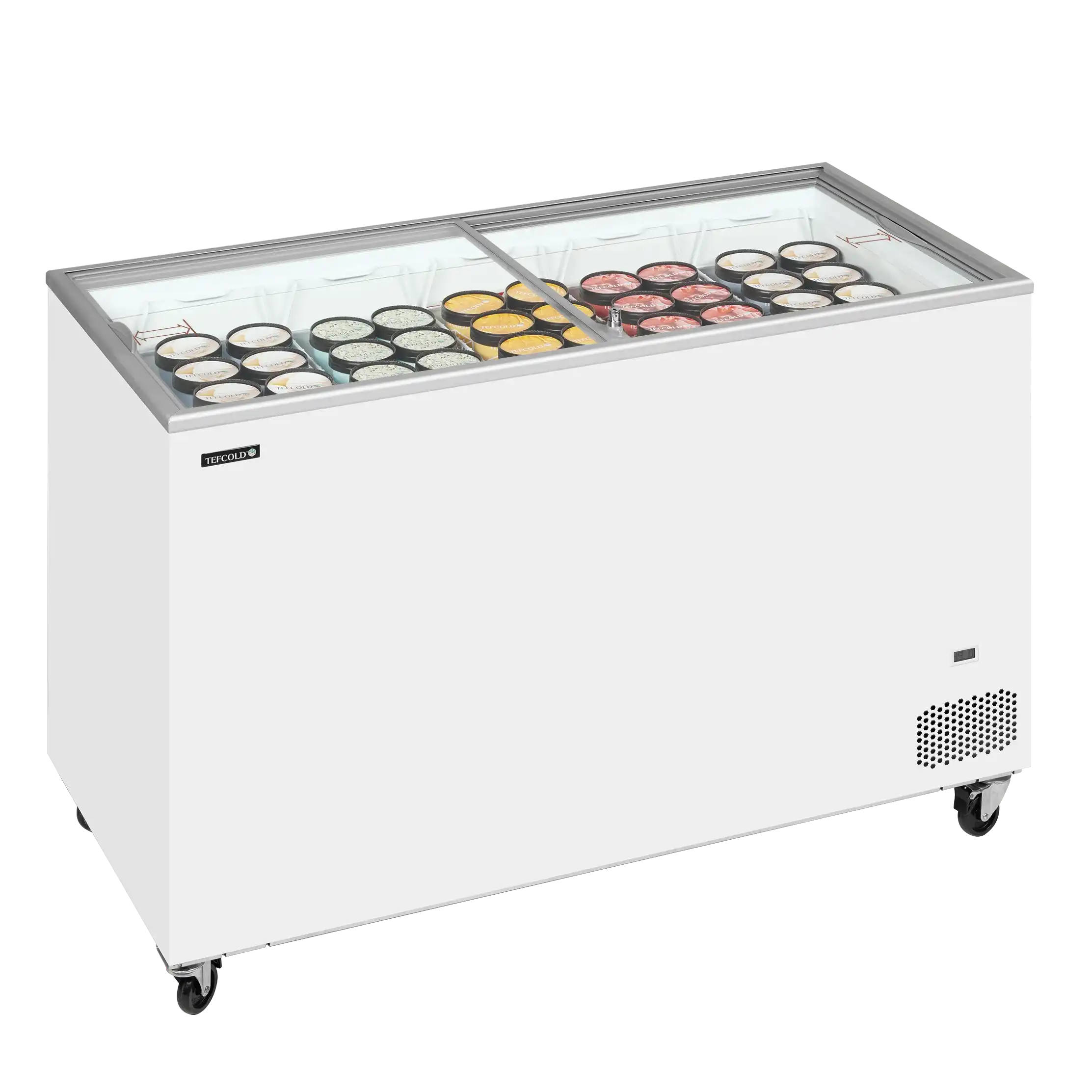 TEFCOLD IC402SC Frysbox 390 L, närbild på en yta eller detalj på utsidan
