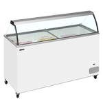TEFCOLD IC502SC-SO Glassfrys 491 L, närbild på en yta eller detalj på utsidan