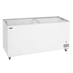 TEFCOLD IC552SC Frysbox 555 L, sedd rakt framifrån mot vit bakgrund