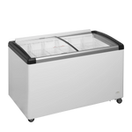 TEFCOLD IDB400-W1 Frysbox 435 L, sedd rakt framifrån mot vit bakgrund