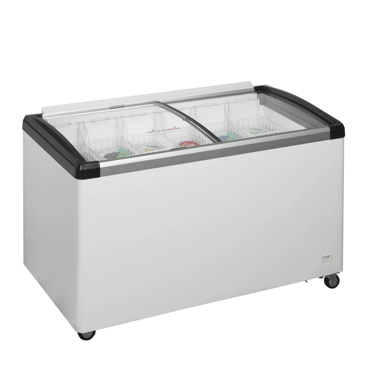 TEFCOLD IDB400-W1 Frysbox 435 L, närbild på en yta eller detalj på utsidan