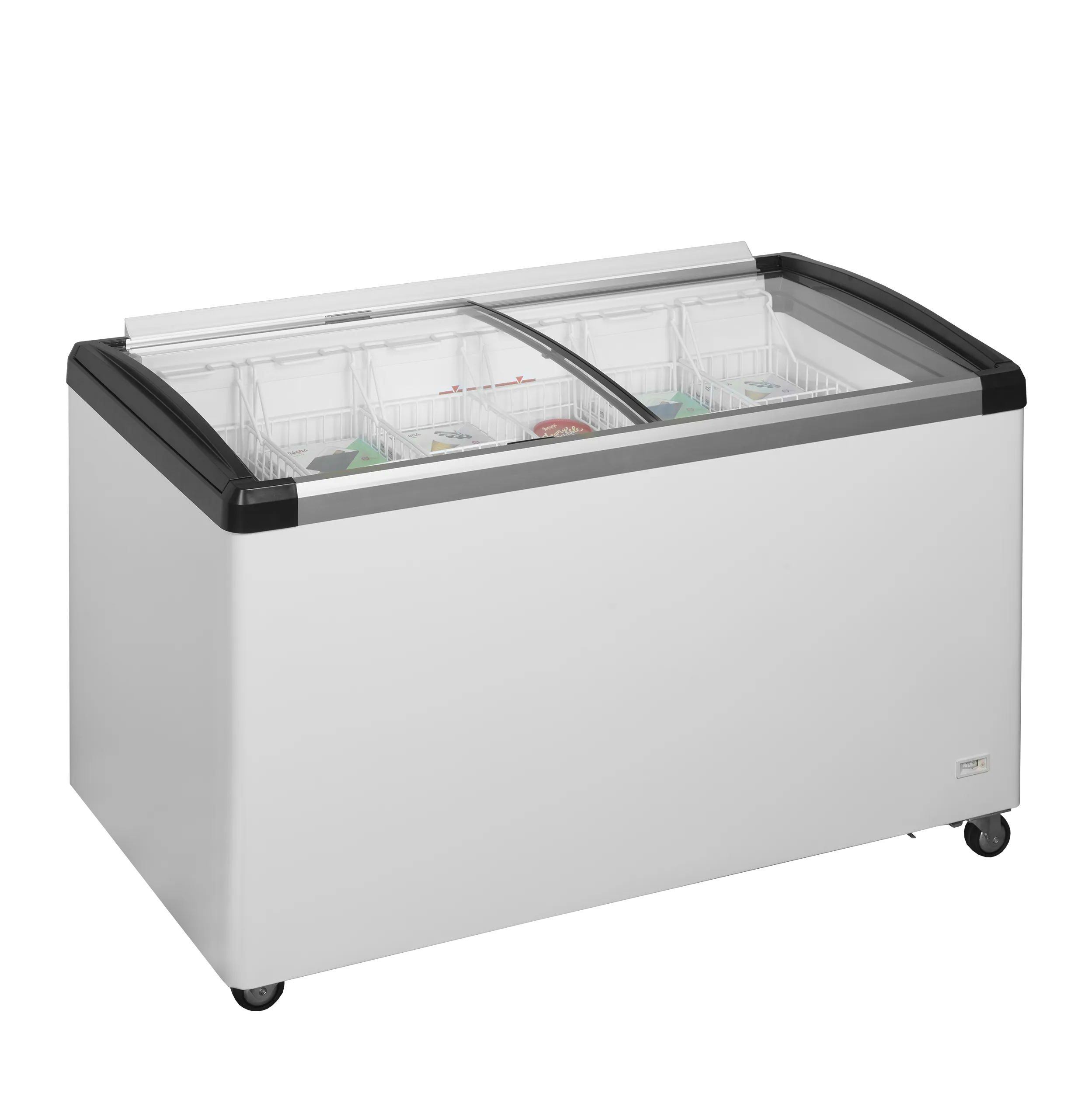 TEFCOLD IDB400-W1 Frysbox 435 L, närbild på en yta eller detalj på utsidan