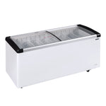 TEFCOLD IDB500-W1 Frysbox 525 L, sedd rakt framifrån mot vit bakgrund