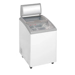 TEFCOLD IDC152C-W1 Frysbox 152 L, sedd från sidan mot vit bakgrund