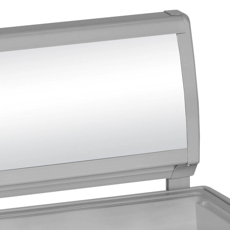TEFCOLD IDC152C-W1 Frysbox 152 L, närbild på fötter eller nedre del av produkten