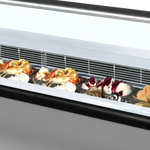 TEFCOLD ISABELLA 10LX Glassfrys Statisk, detaljbild på beslag eller hantering