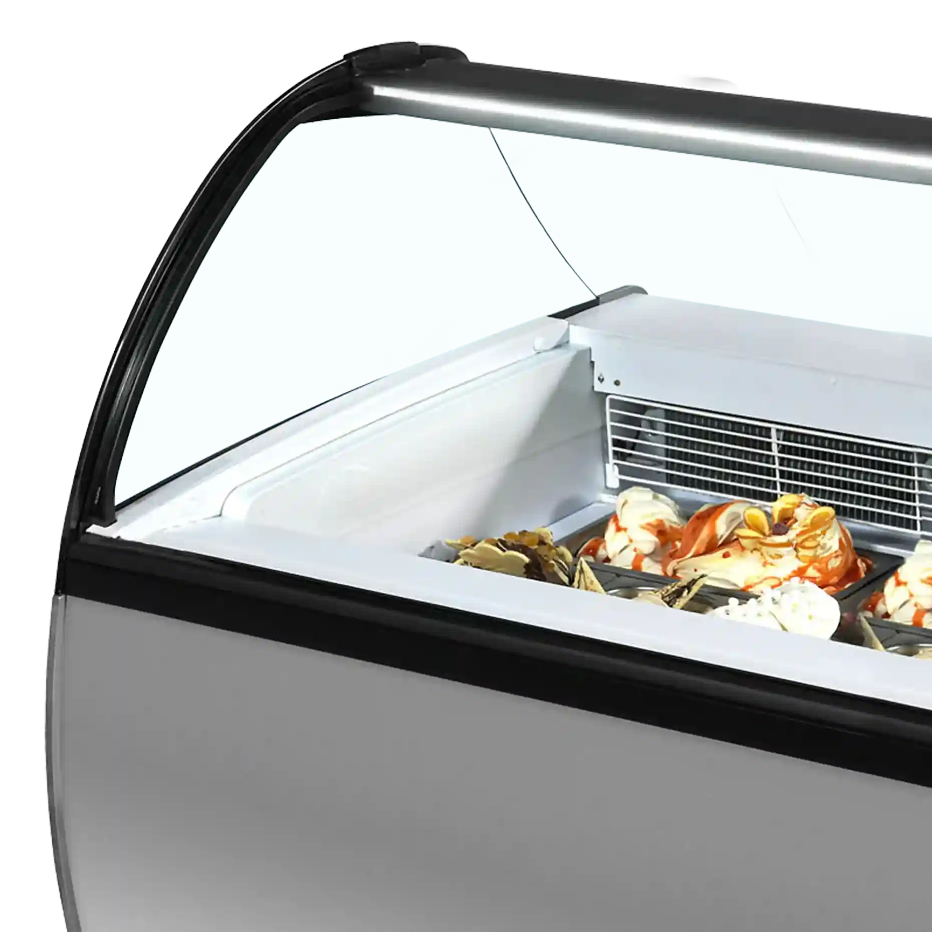 TEFCOLD ISABELLA 13LX Glassfrys Statisk, närbild på en yta eller detalj på utsidan