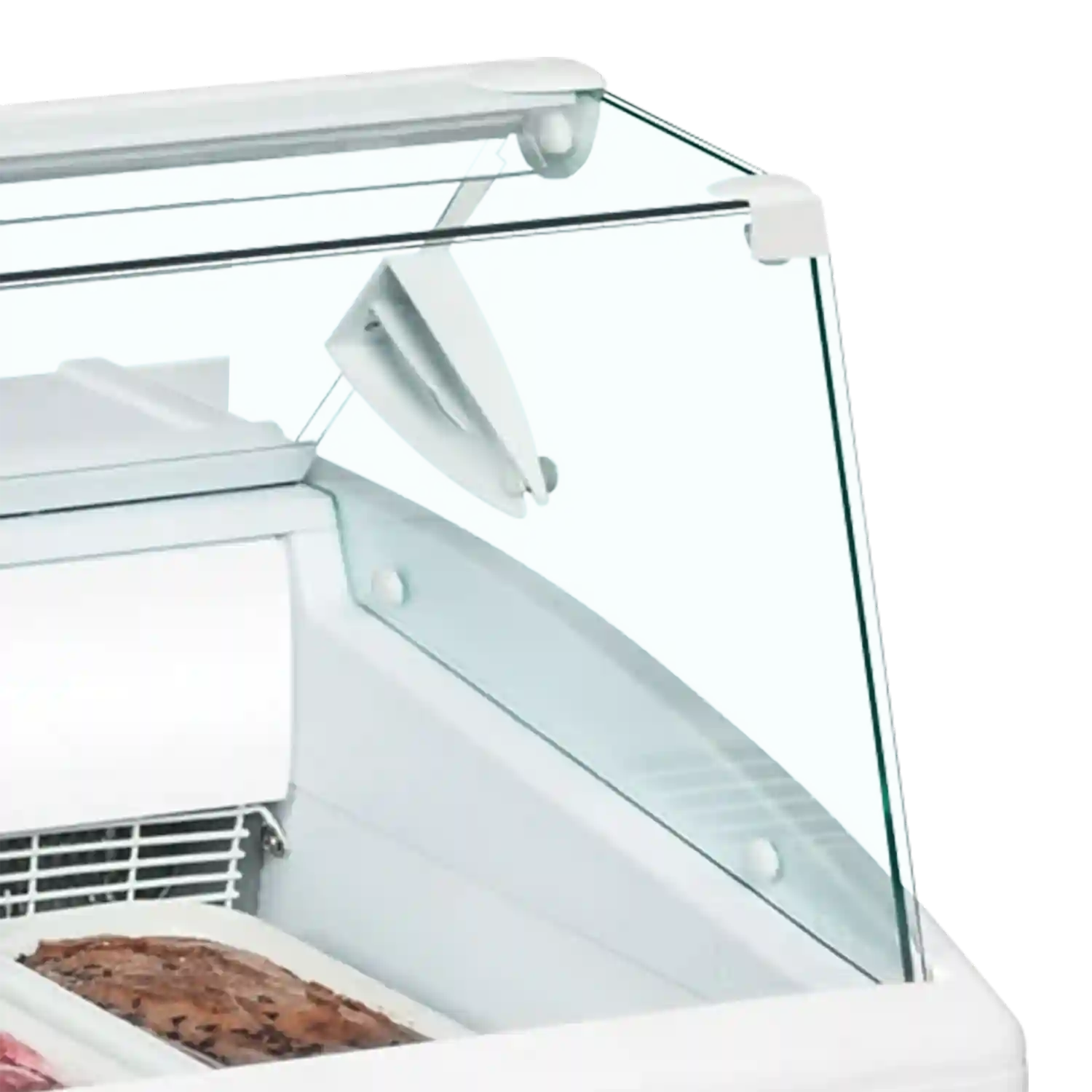 TEFCOLD ISETTA 7ST Glassfrys Statisk, närbild på en yta eller detalj på utsidan