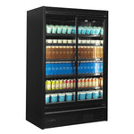 TEFCOLD MDCB1250HB Väggkyl 1229 L, måttritning som visar produktens yttermått