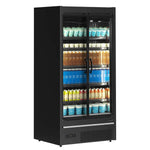 TEFCOLD MDCB937HB Väggkyl 921 L, måttritning som visar produktens yttermått