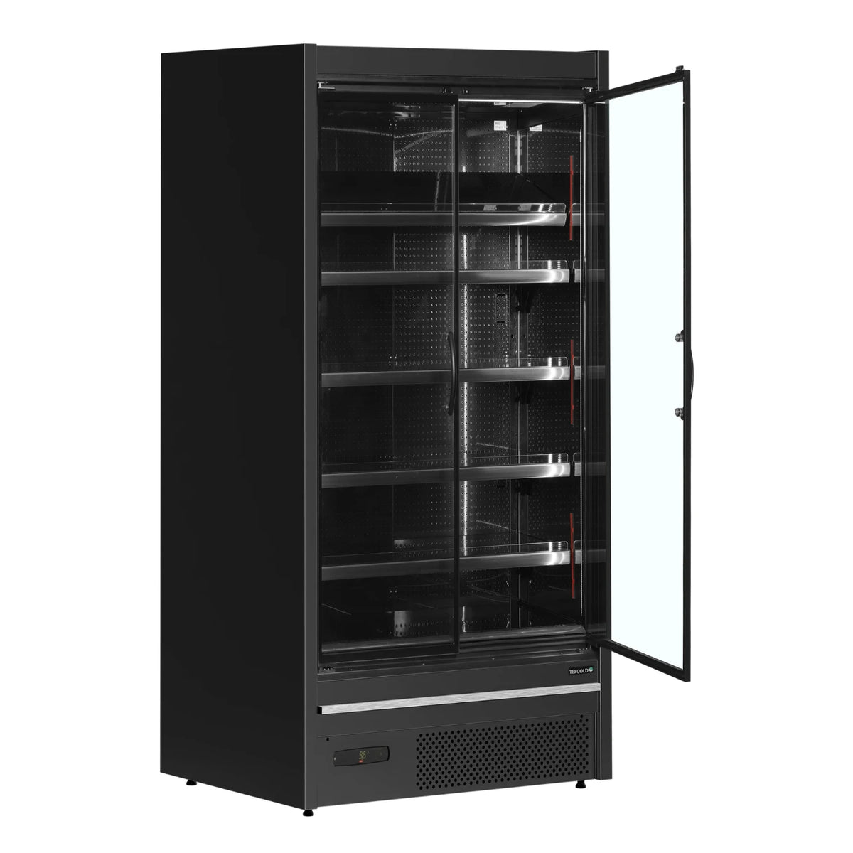 TEFCOLD MDCB937HB Väggkyl 921 L, detaljbild på beslag eller hantering