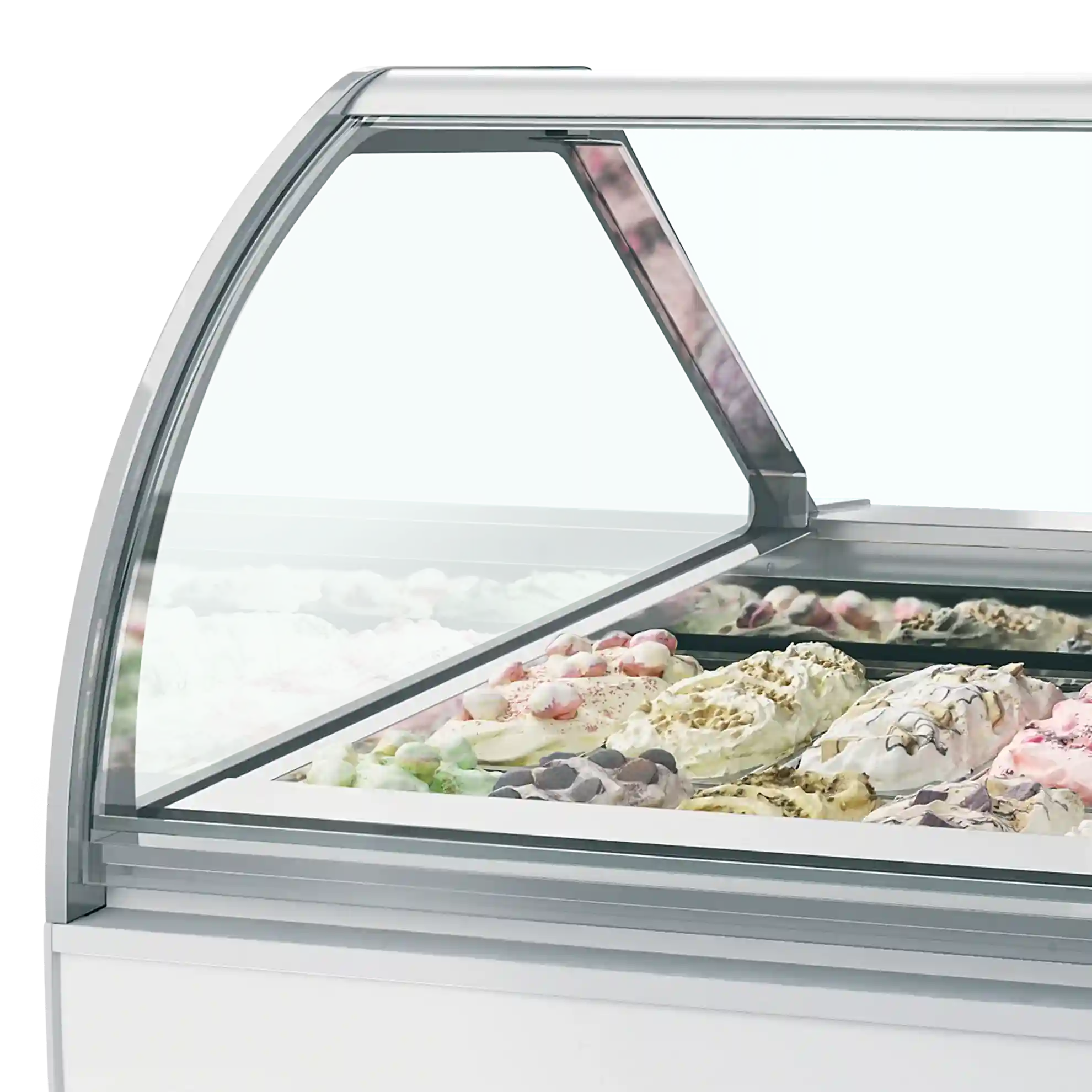 TEFCOLD MILLENNIUM LX16 Glassfrys 870 L, närbild på en yta eller detalj på utsidan