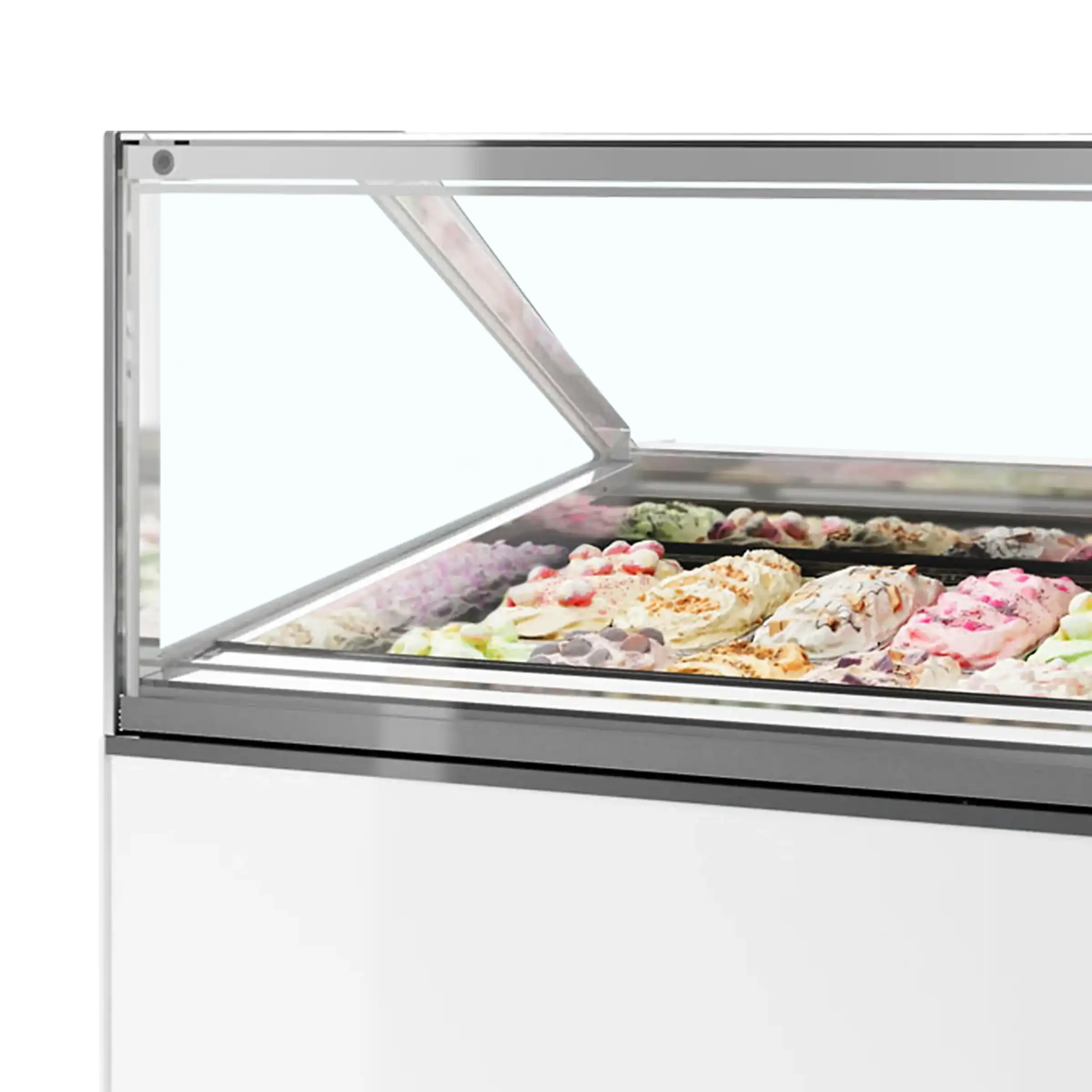 TEFCOLD MILLENNIUM ST12 Glassfrys 630 L, närbild på en yta eller detalj på utsidan