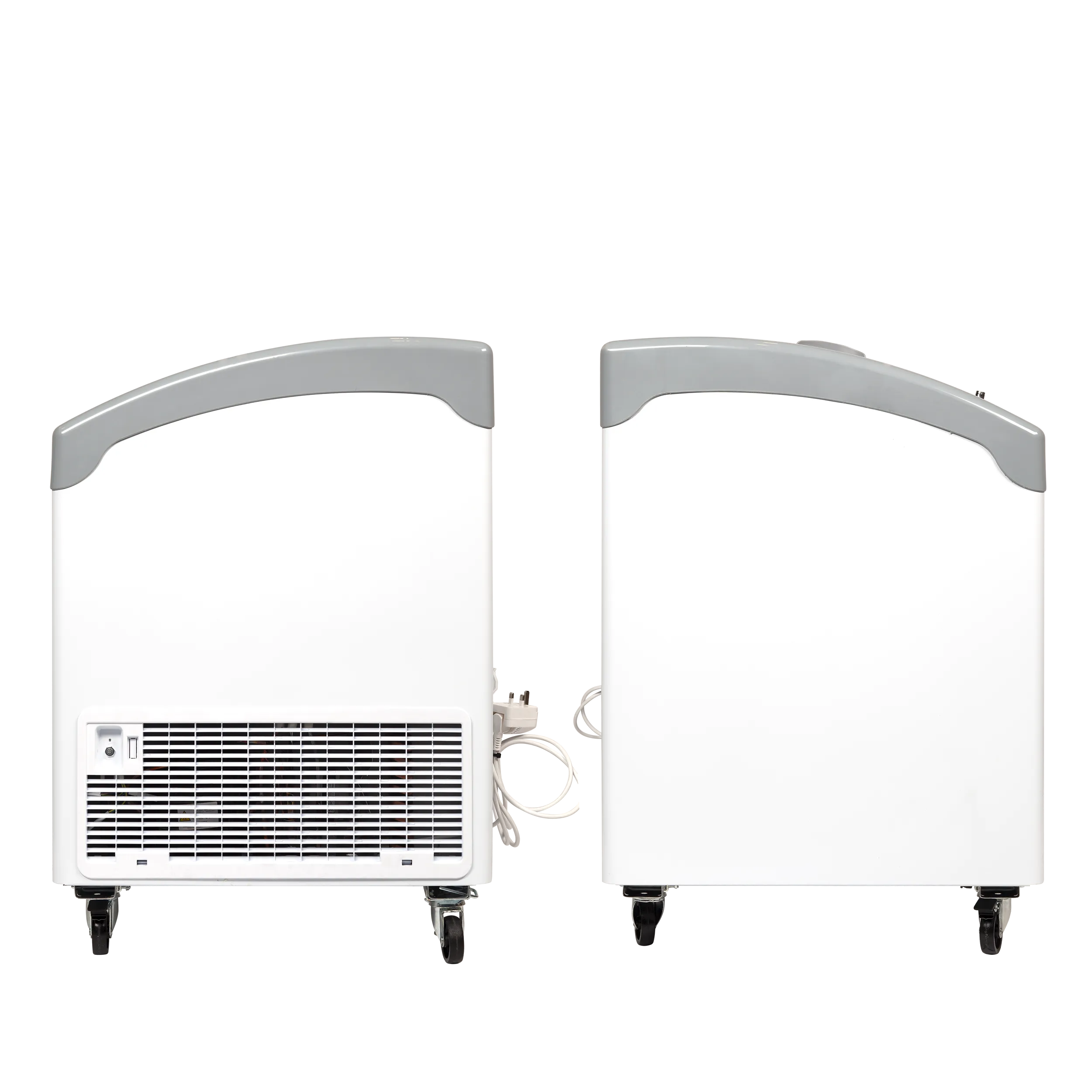 TEFCOLD NIC202SCEB Frysbox 185 L, vinklad produktbild mot vit bakgrund