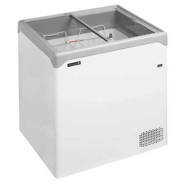 TEFCOLD NIC202SC Frysbox 186 L, sedd rakt framifrån mot vit bakgrund
