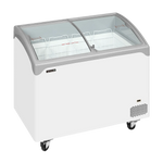 TEFCOLD NIC302SCEB Frysbox 286 L, sedd rakt framifrån mot vit bakgrund