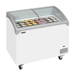 TEFCOLD NIC302SCEB Frysbox 286 L, närbild på en yta eller detalj på utsidan