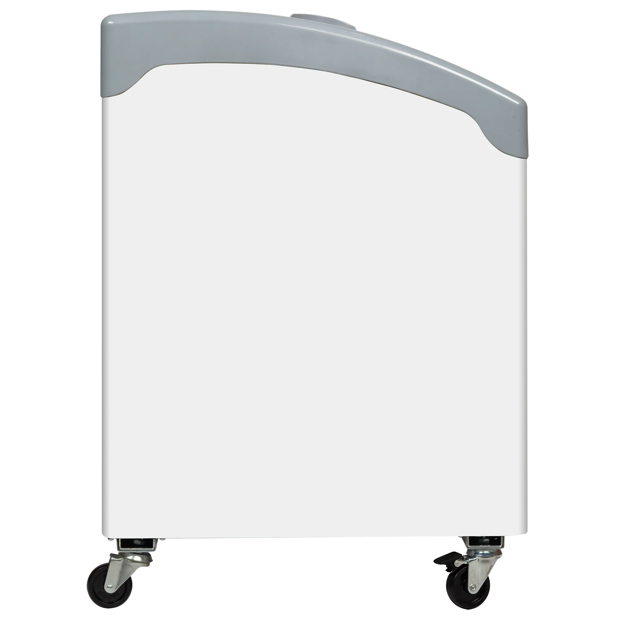 TEFCOLD NIC402SCEB Frysbox 388 L, sedd i tre kvarts vinkel mot vit bakgrund