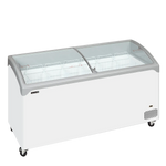 TEFCOLD NIC502SCEB Frysbox 475 L, sedd rakt framifrån mot vit bakgrund