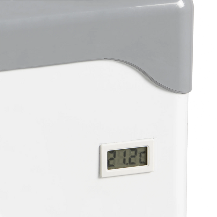 TEFCOLD NIC502SC Frysbox 478 L, sedd från sidan mot vit bakgrund