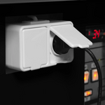 TEFCOLD SOCA-F25090B Frysdisk Ventilerad, invändig detaljvy av frysvaror och hyllor