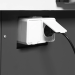 TEFCOLD SOCB12582 Kyldisk Ventilerad, detaljbild på ett hörn av produkten