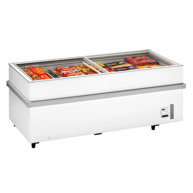 TEFCOLD SSF200 frysbox fylld med frysta produkter