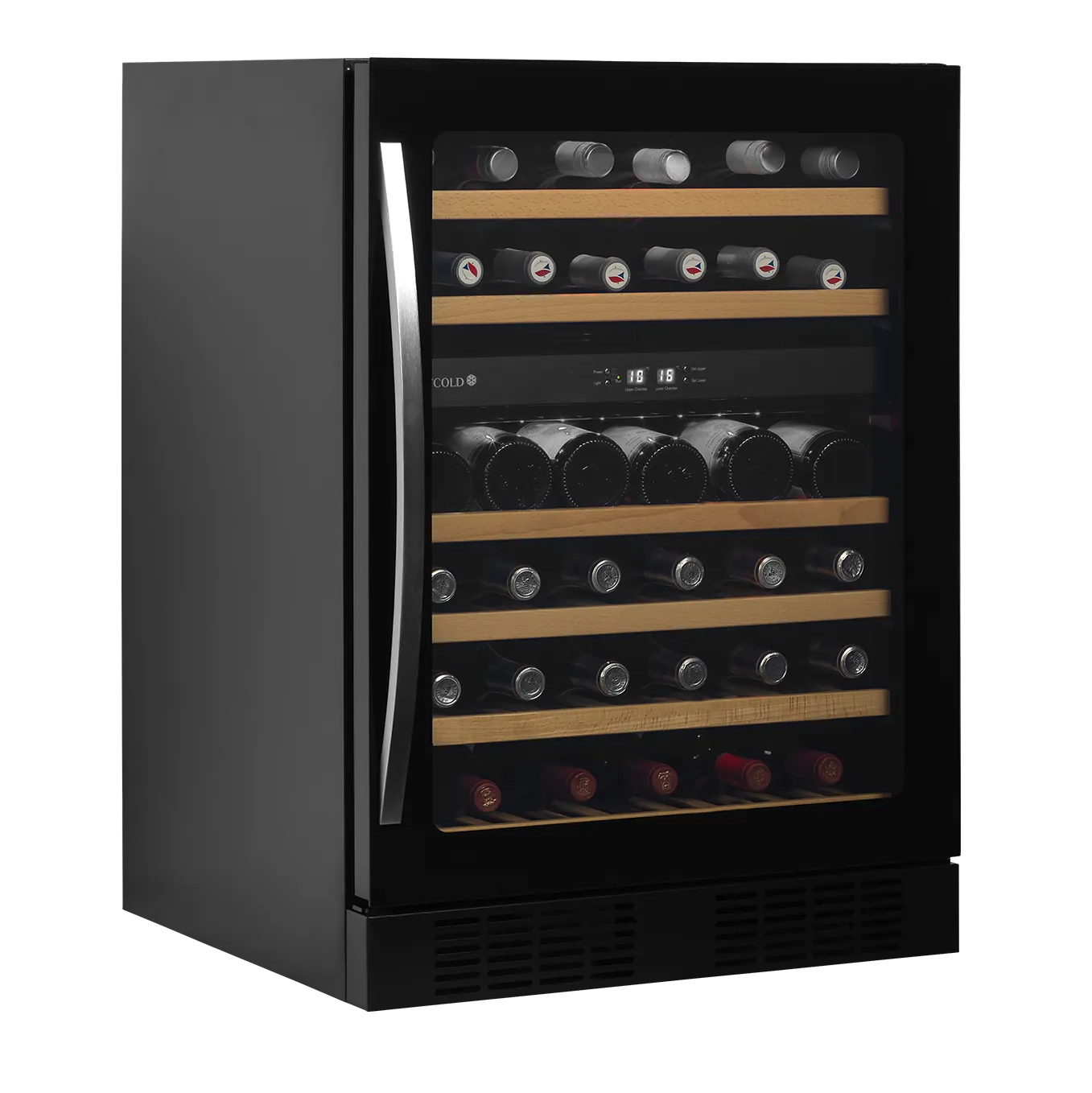 TEFCOLD TFW200-2F Vinkyl 155 L, närbild på en yta eller detalj på utsidan