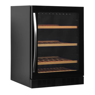 TEFCOLD TFW200-F Vinkyl 155 L, sedd rakt framifrån mot vit bakgrund
