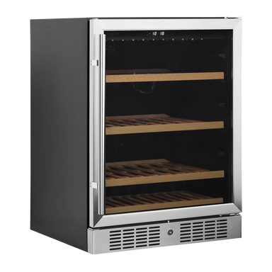 TEFCOLD TFW200-S Vinkyl 155 L, sedd rakt framifrån mot vit bakgrund