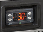Temperaturdisplay på Cool Head TKG 1000S Displaykyl med digital styrning.