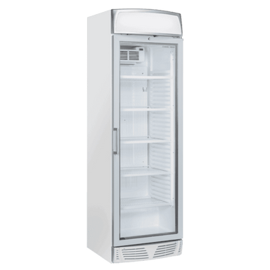 Cool Head TKG 390C Displaykyl i vit version med reklampanel