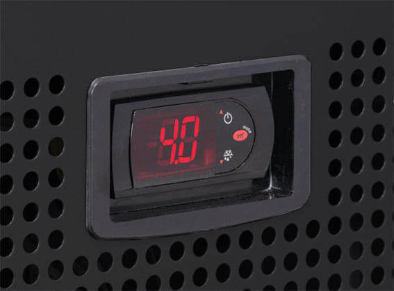 Digital temperaturdisplay på Cool Head TKG 710 Displaykyl