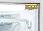Insida av Cool Head TNG 390C Displayfrys med belysning och Cool Wise-logotyp.