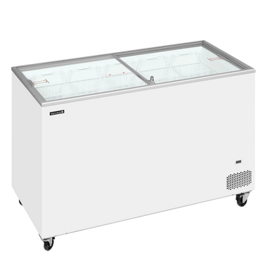 Vit Tefcold IC401SC Frysbox med skjutbara lock