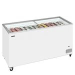 Vit Tefcold IC501SC Frysbox med glass i korgar