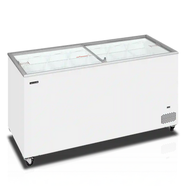 Vit Tefcold IC501SC Frysbox med skjutbara lock