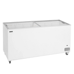 Tefcold IC551SC Frysbox med glaslock på hjul
