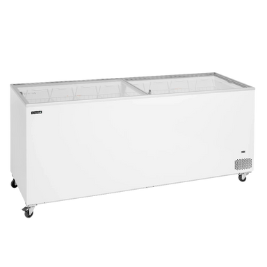 Tefcold IC701SC Frysbox med glaslock på hjul