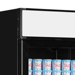 Tefcold LGF2500B Displayfrys fylld med glassbägare