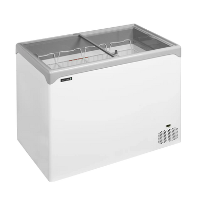 Tefcold NIC301SC Frysbox med vit design och glaslock