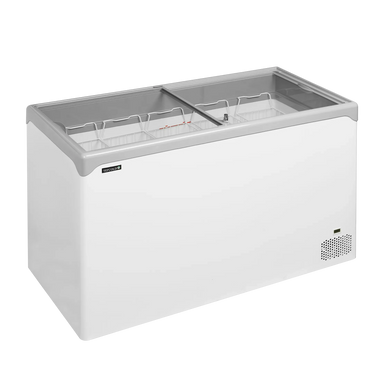 Tefcold NIC401SC Frysbox med vit design och glaslock