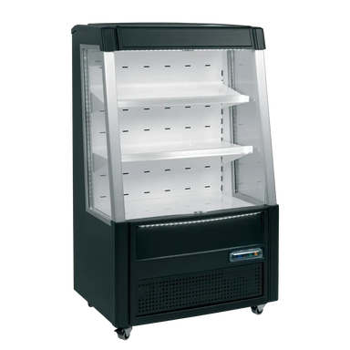 Tefcold ODC90 kylmonter med vit bakvägg och tre rymliga hyllplan