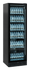 Tefcold SCU1425 FRAMELESS Displaykyl med vattenflaskor på alla hyllor.