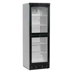 Tefcold SCU2375 Displaykyl med tom inredning och glasdörrar