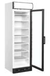 Tefcold UFSC371GCP displayfrys med öppen dörr och tom inredning