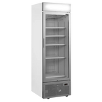 Silverramad Tefcold UFSC1450GCP NF Silver Displayfrys med glasdörr